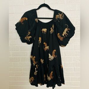 Dresses Square Neck Puff Sleeve Smocked Chest Off Shoulder Babydoll Mini Dress